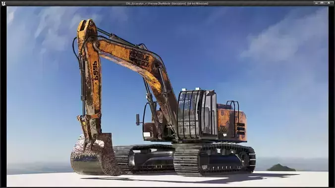 ZBL Excavator v1 - Unreal Engine