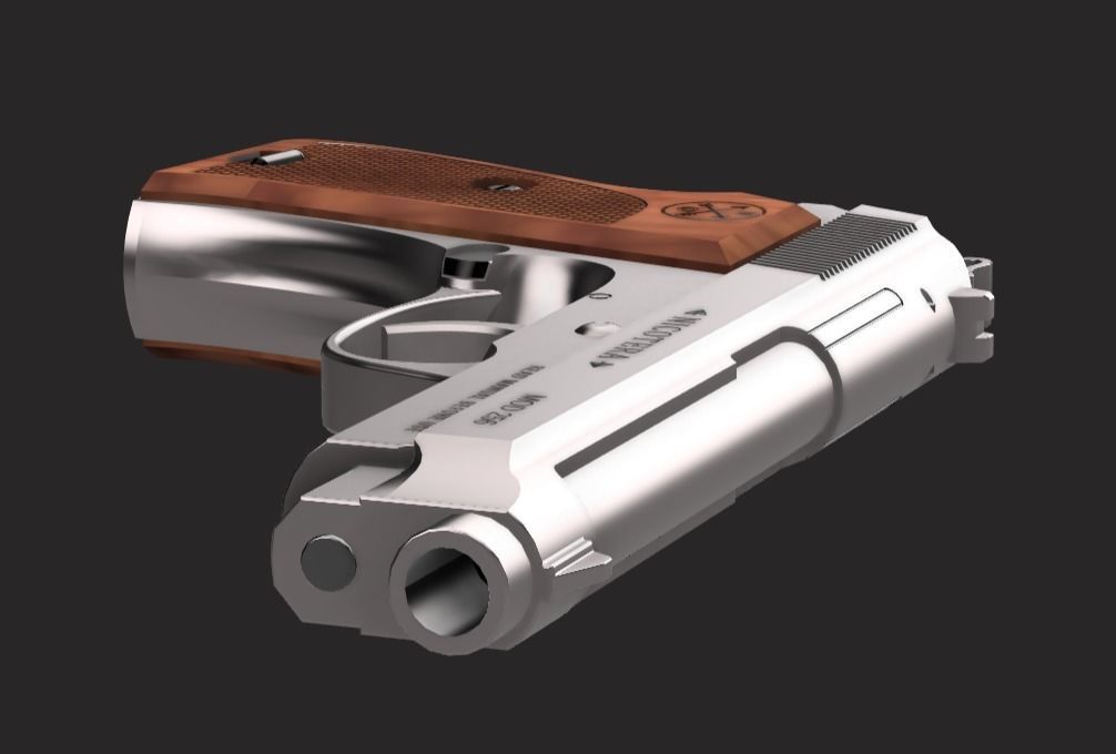 The Last of Us Part II - Ellie handgun for cosplay 3D print model_2