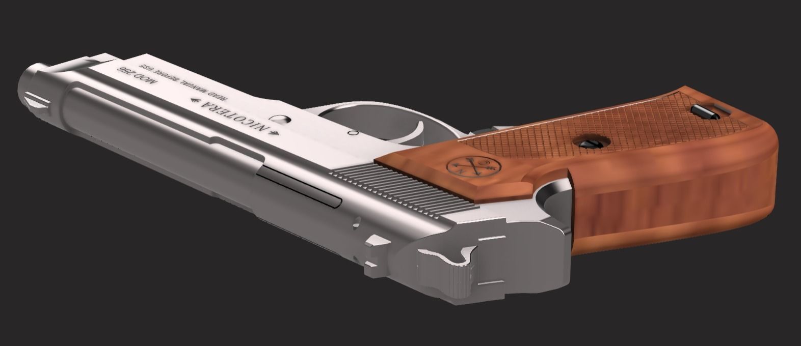 The Last of Us Part II - Ellie handgun for cosplay 3D print model_3