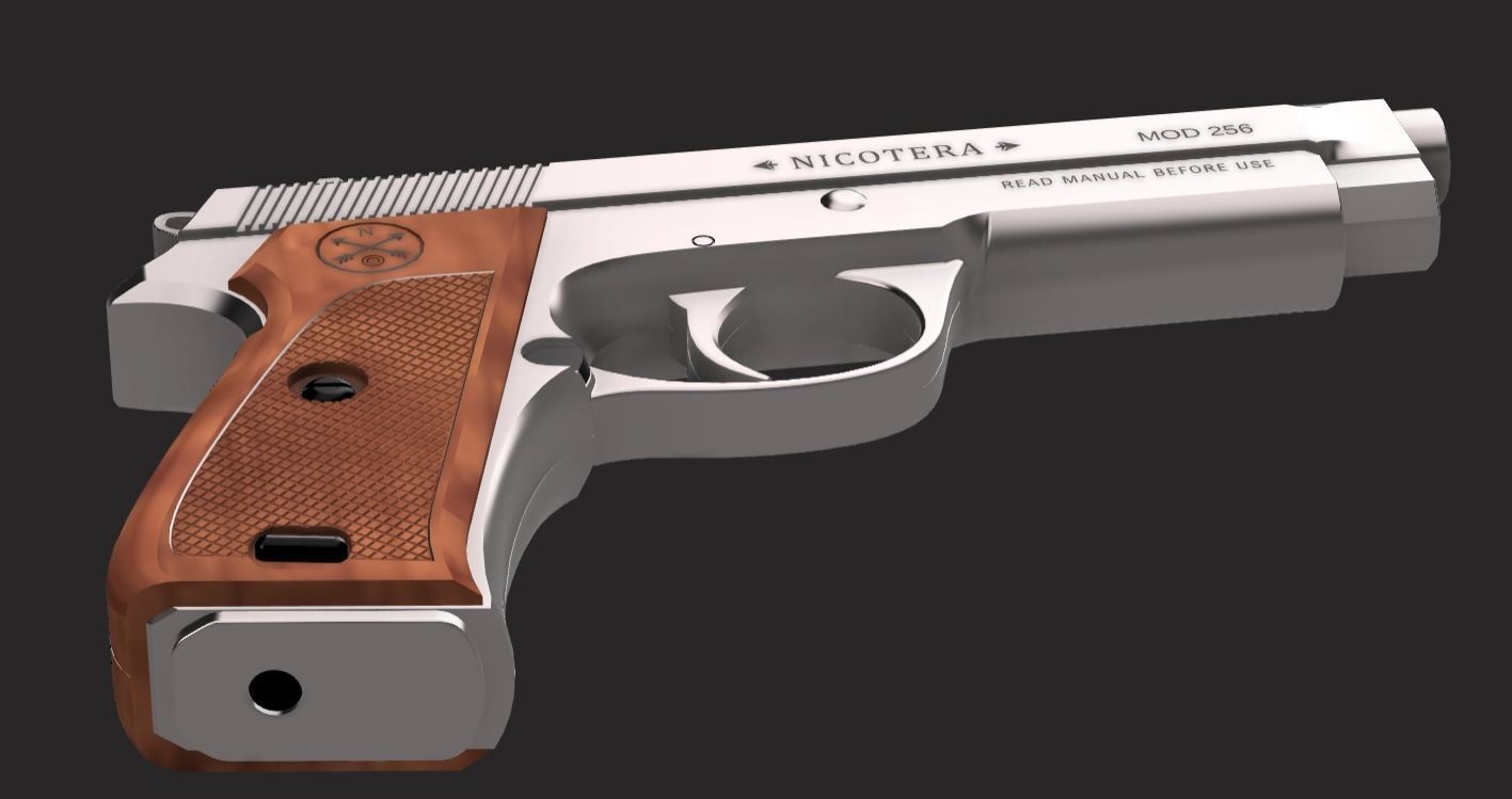 The Last of Us Part II - Ellie handgun for cosplay 3D print model_4