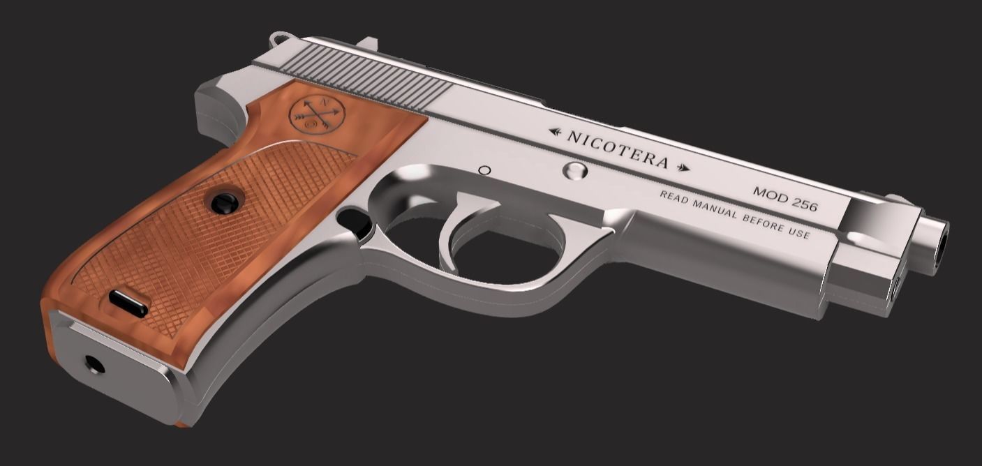 The Last of Us Part II - Ellie handgun for cosplay 3D print model_1