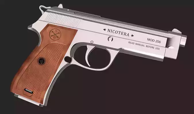 The Last of Us Part II - Ellie handgun for cosplay 3D print model
