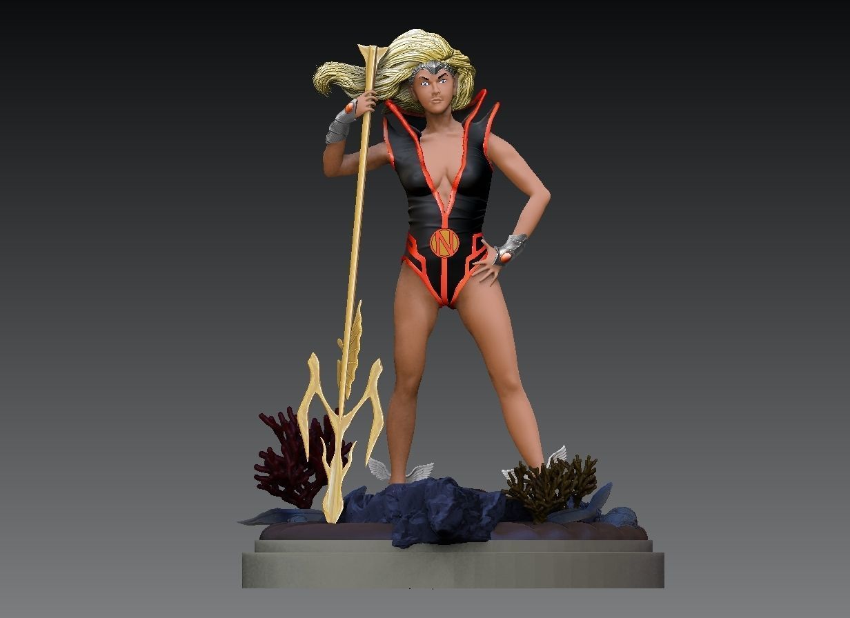 Namora miniature from Marvel Comics 3D print model_2