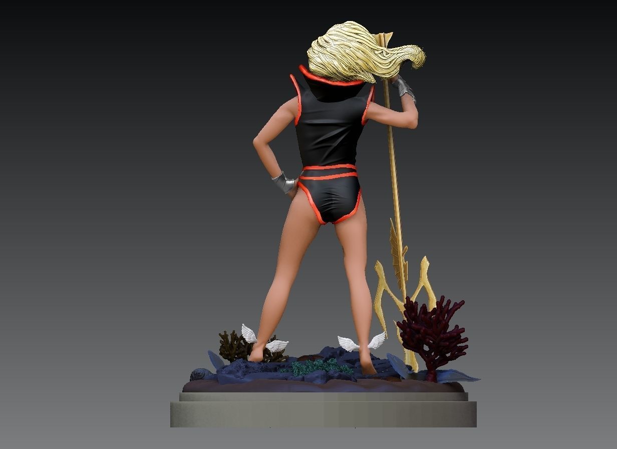 Namora miniature from Marvel Comics 3D print model_3