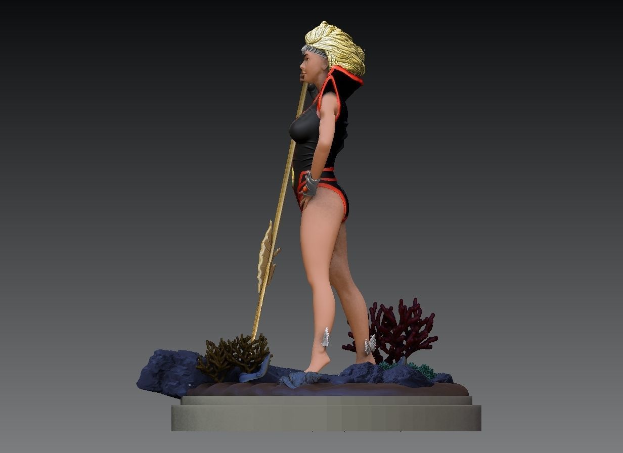 Namora miniature from Marvel Comics 3D print model_4