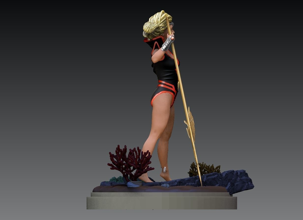 Namora miniature from Marvel Comics 3D print model_5