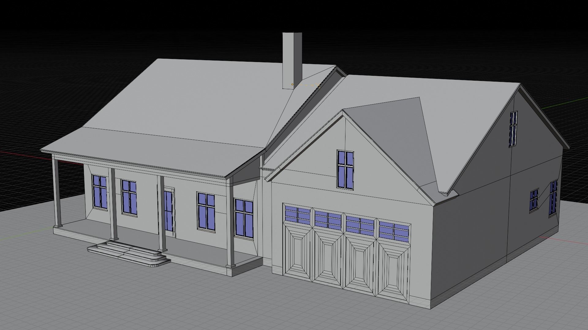 10 American House 3D Model Collection_22
