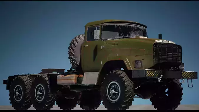 Truck Levo M2542 - Unreal Engine Project Low-poly 3D model