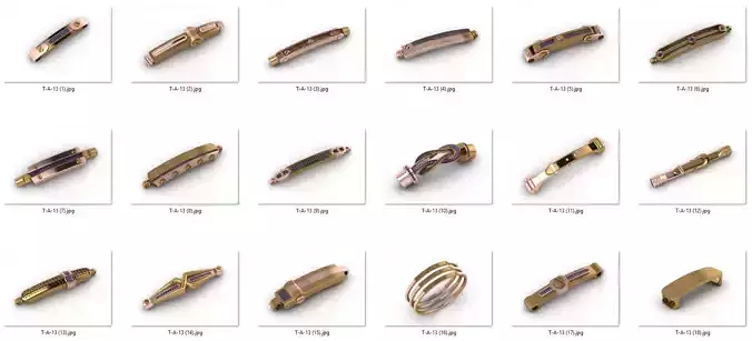 wristband design 50 piece drawings wristbands  wristbands 3D print model