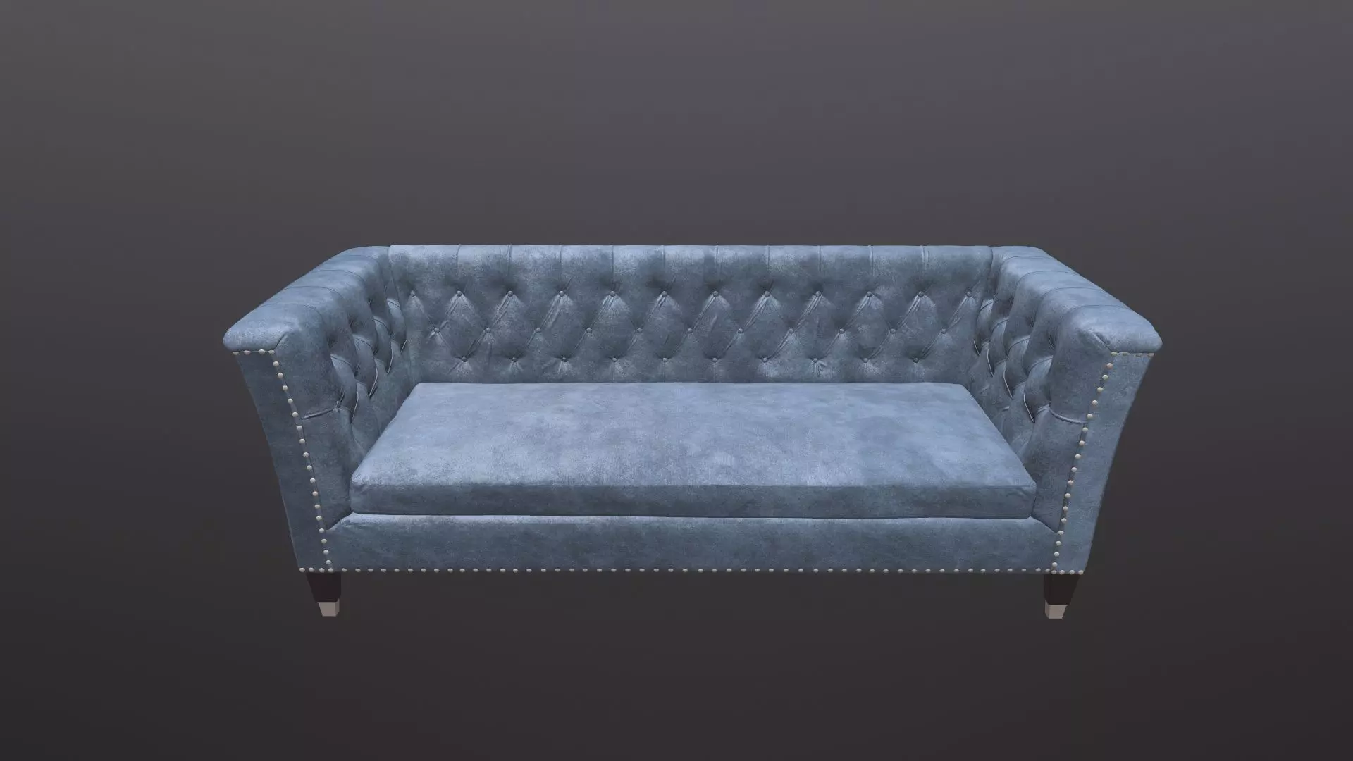 Chesterfield Three Seater Sofa 3D model_0