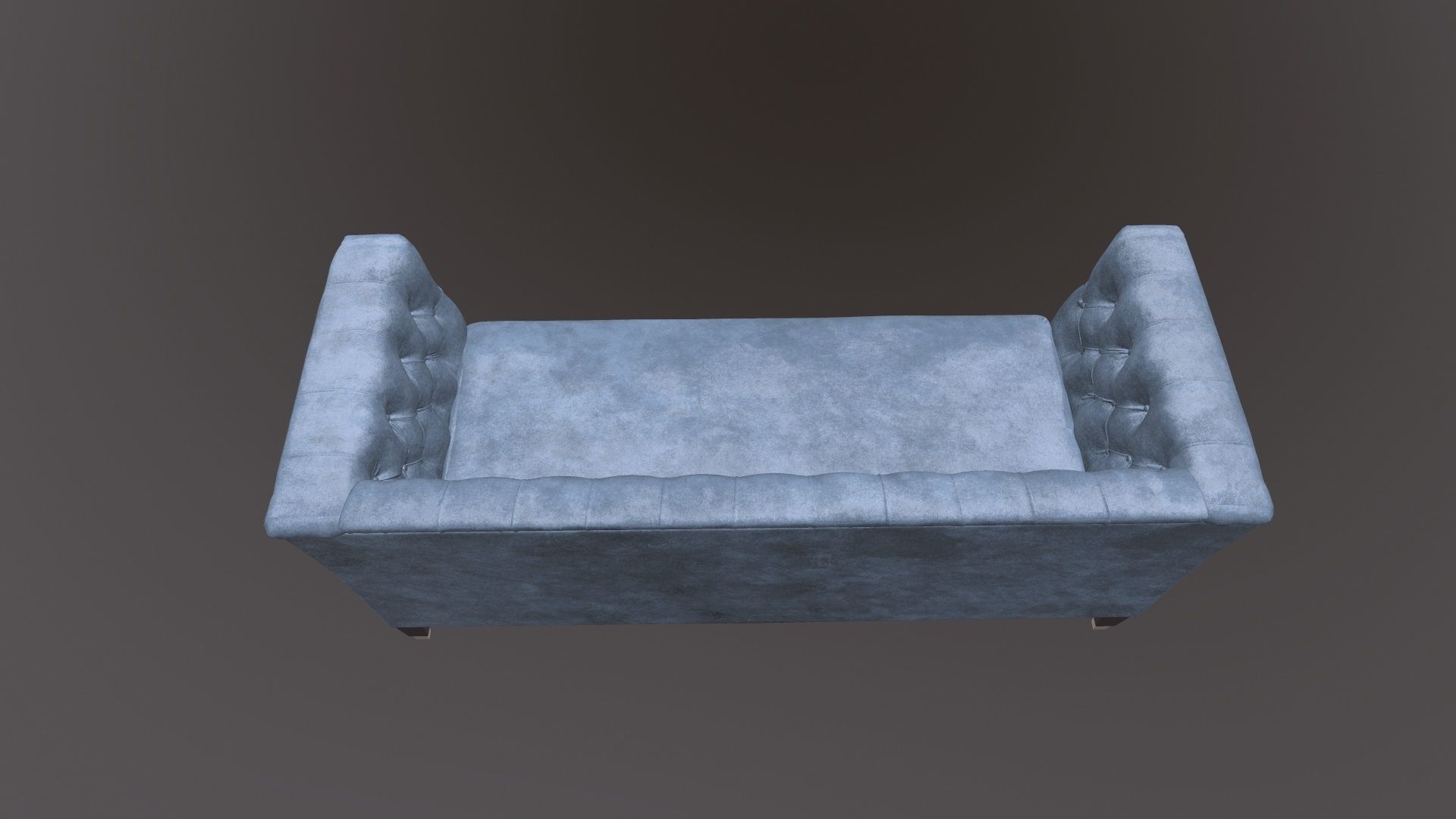 Chesterfield Three Seater Sofa 3D model_7
