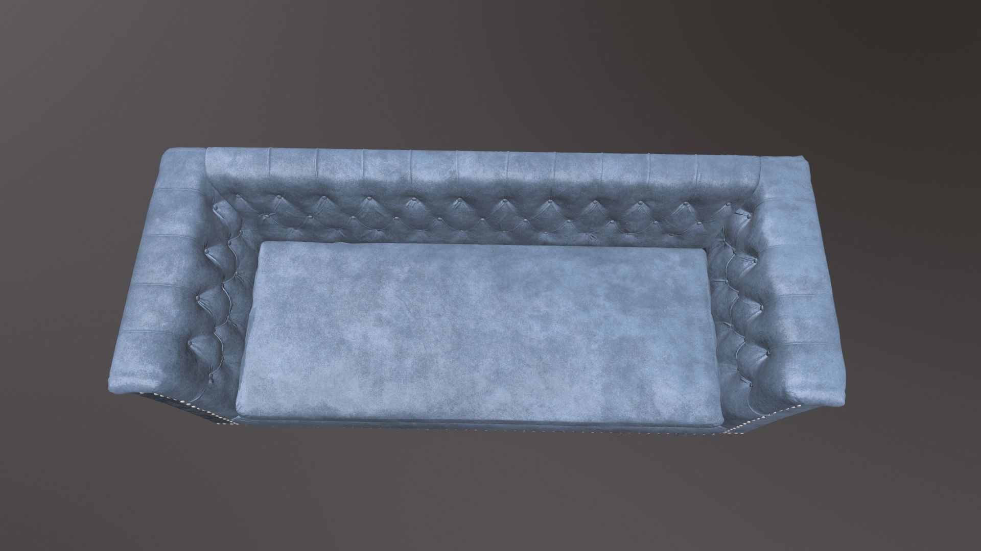 Chesterfield Three Seater Sofa 3D model_14