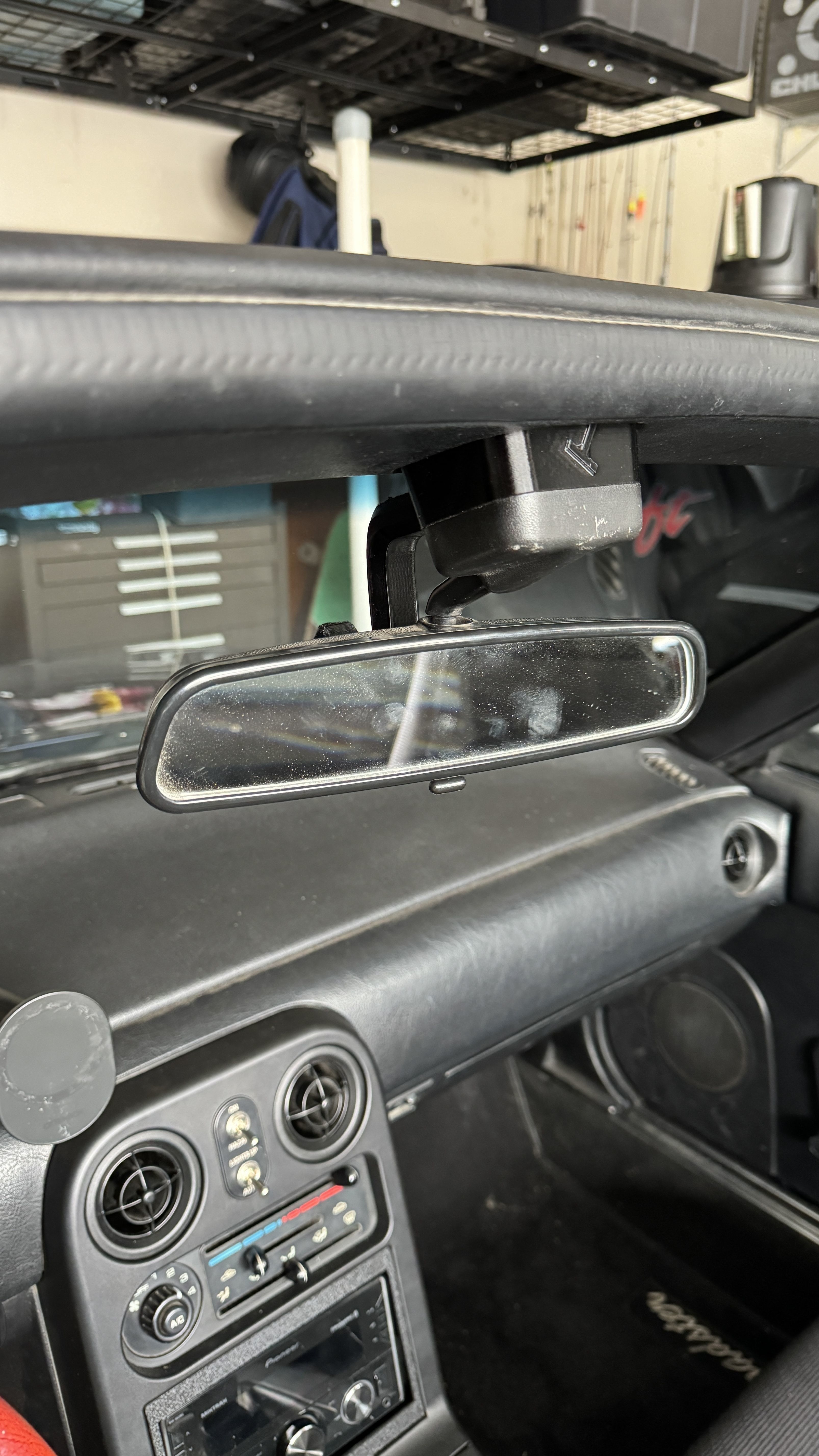 Na Miata Steering wheel hanger plus spacer 3D print model_3