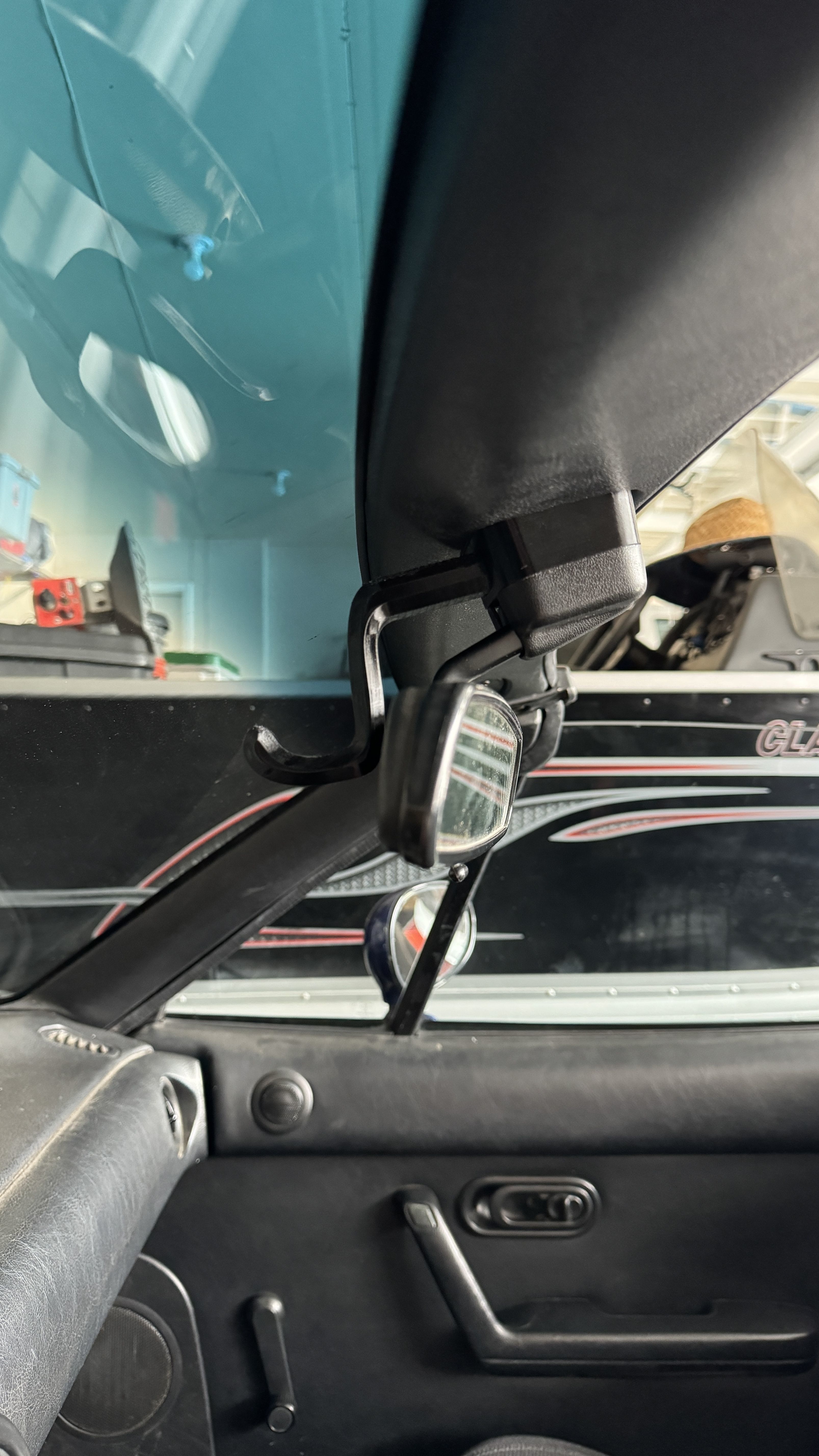 Na Miata Steering wheel hanger plus spacer 3D print model_1