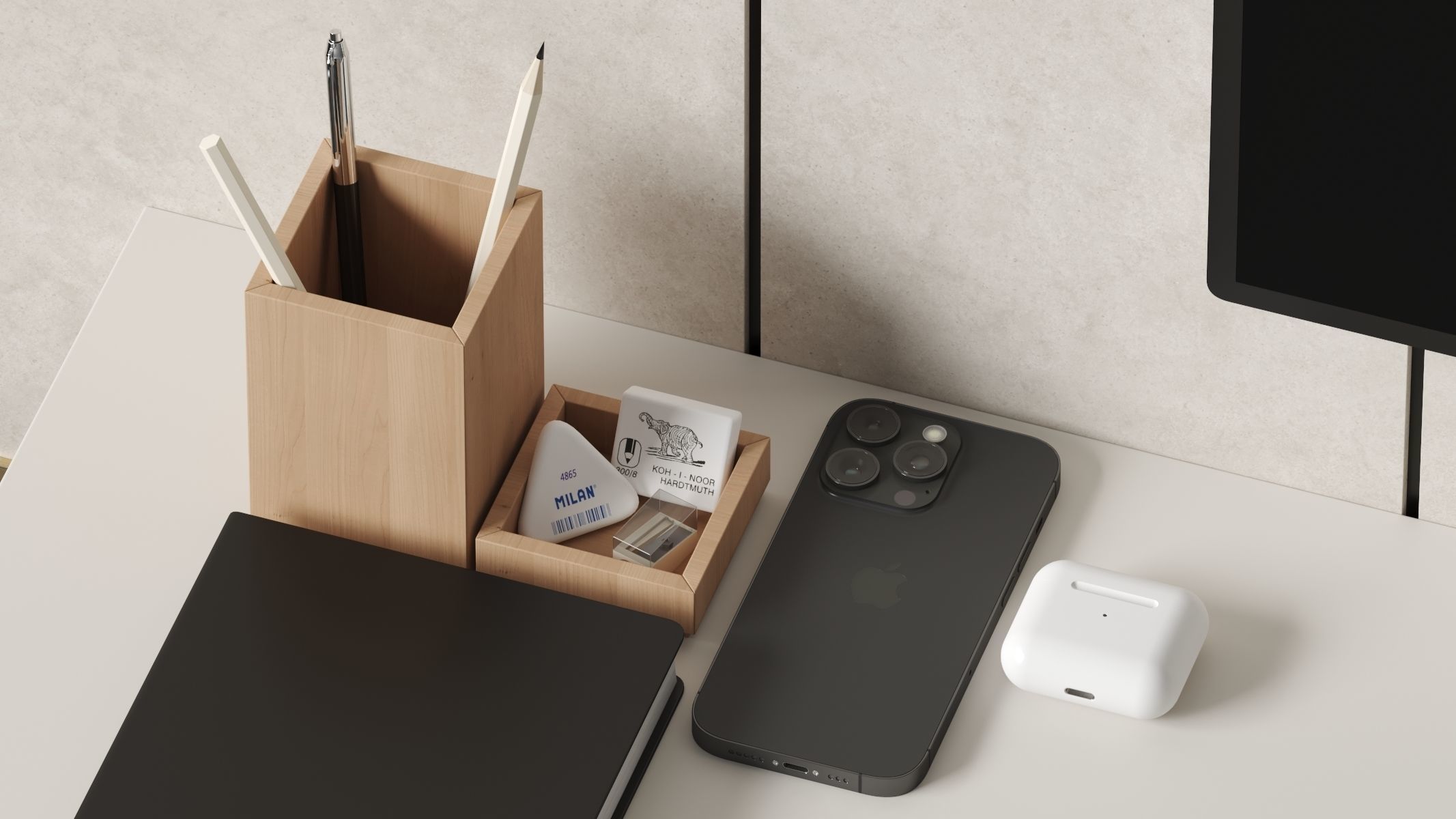 Office Workspace - 3 3D model_2