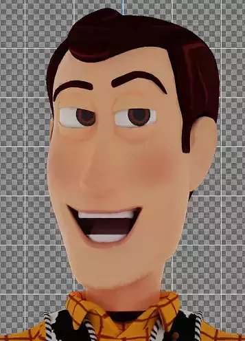 WOODY TOY STORY FACE 3D MODEL 3D print model