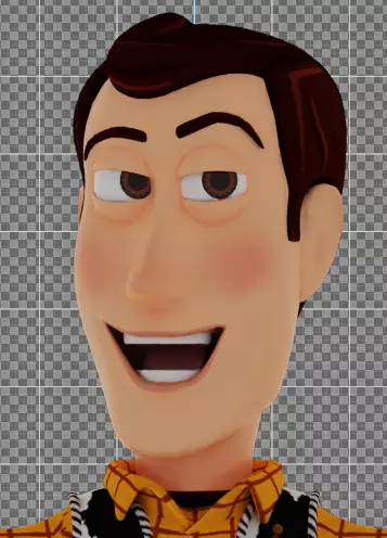 WOODY TOY STORY FACE 3D MODEL 3D print model