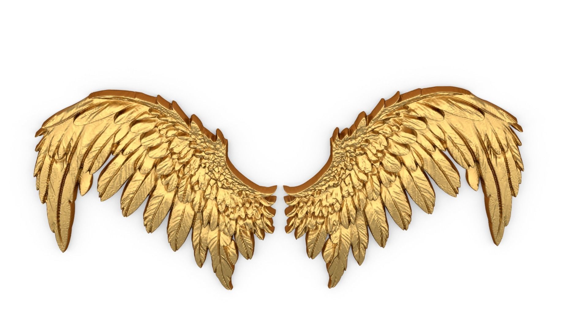 Wings Printable carved decor 09 3D model_4