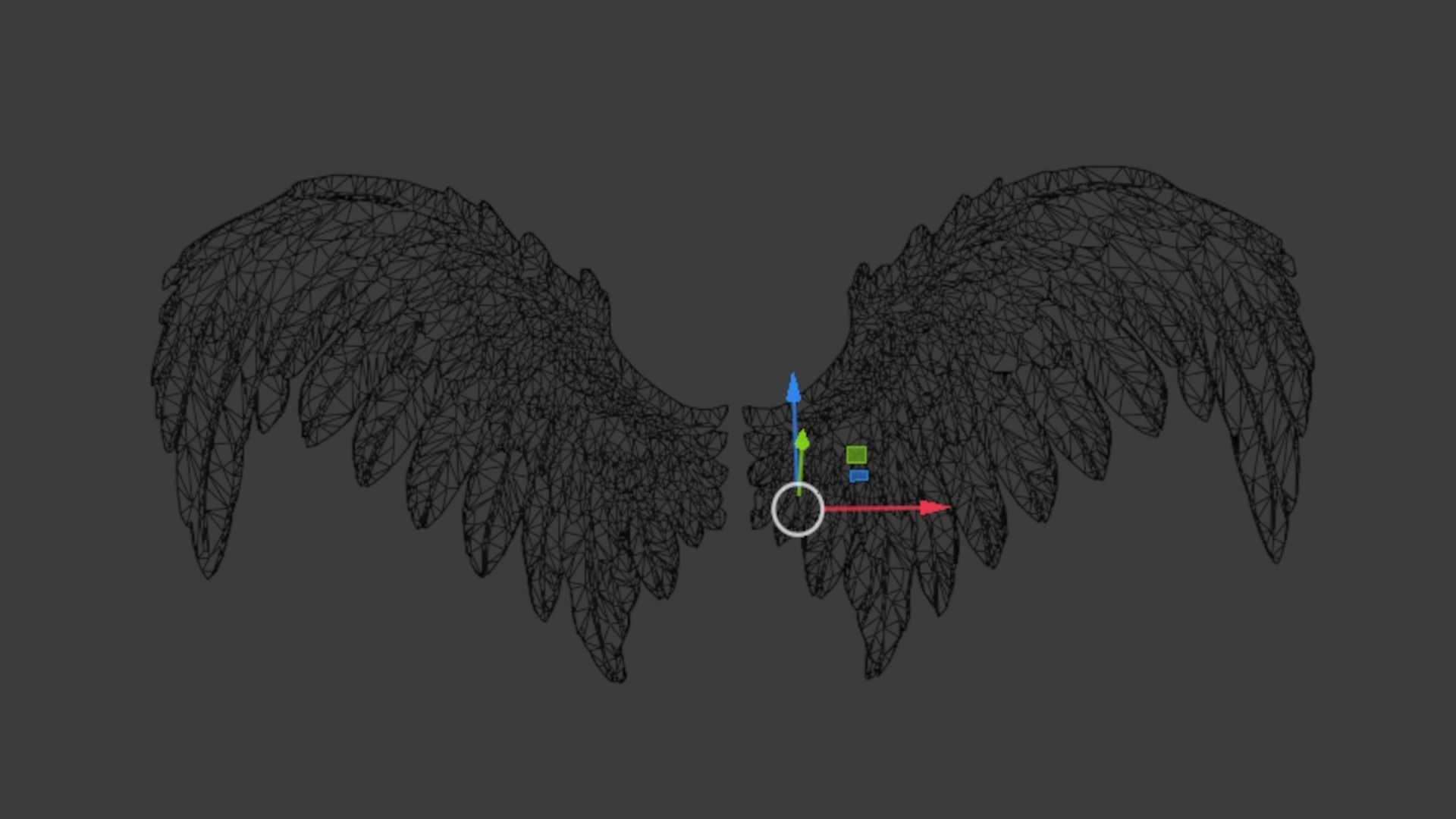 Wings Printable carved decor 09 3D model_5