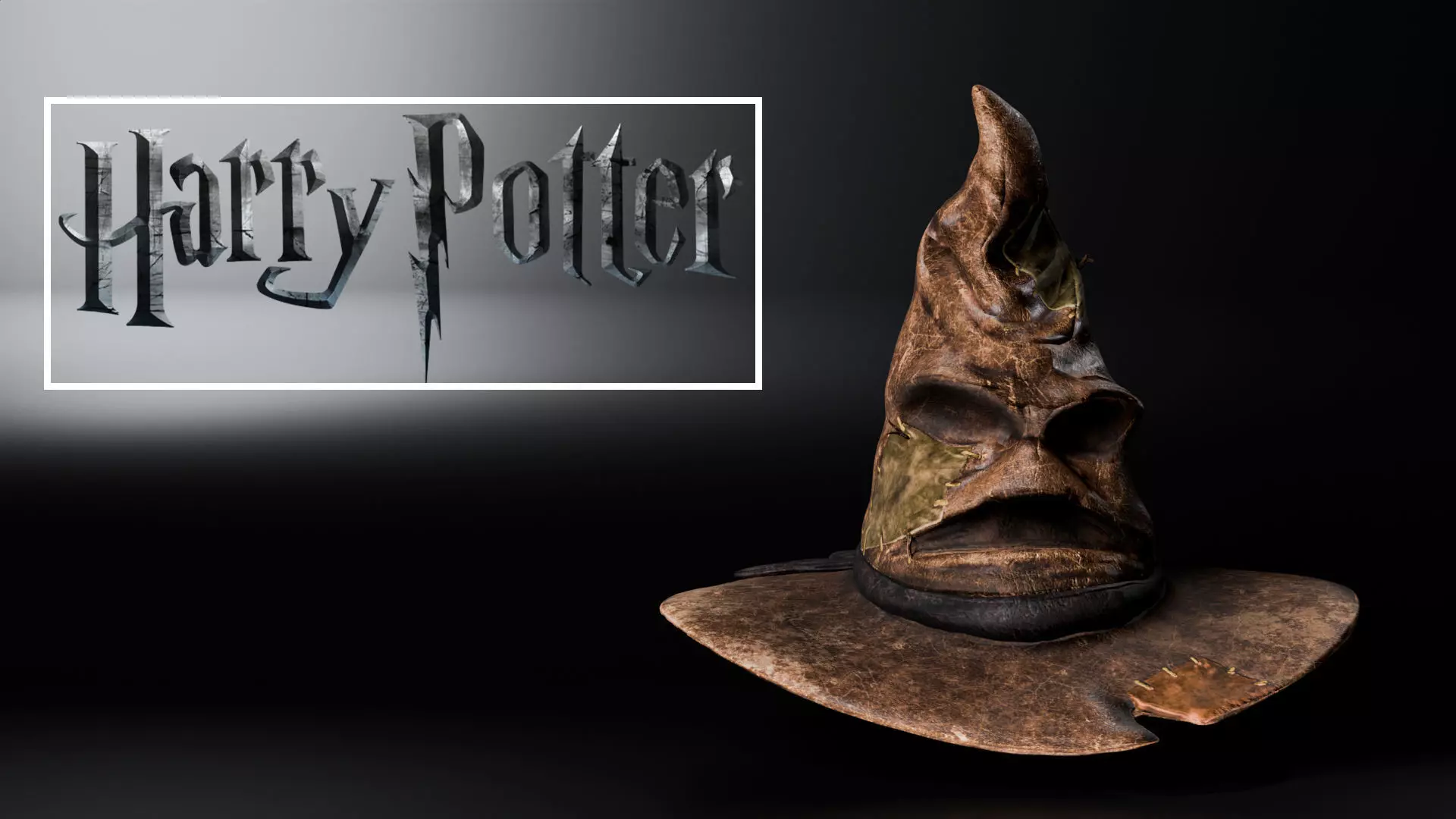 Sorting Hat Low-poly 3D model