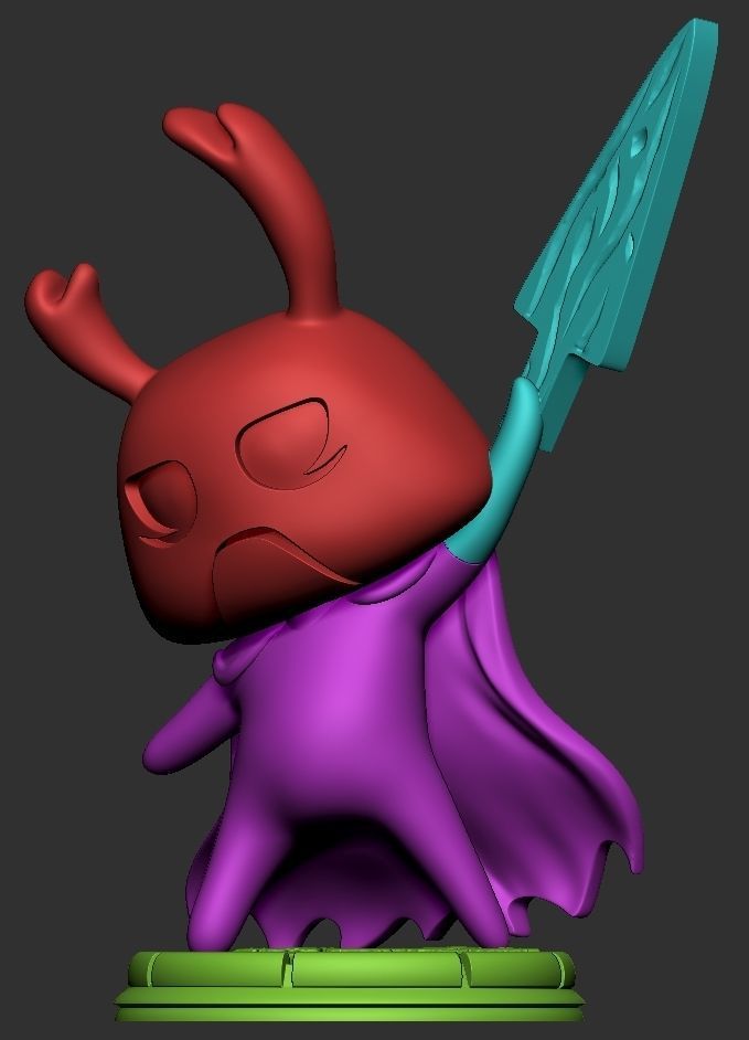 Hollow knight Zote fanart 3D print model_1