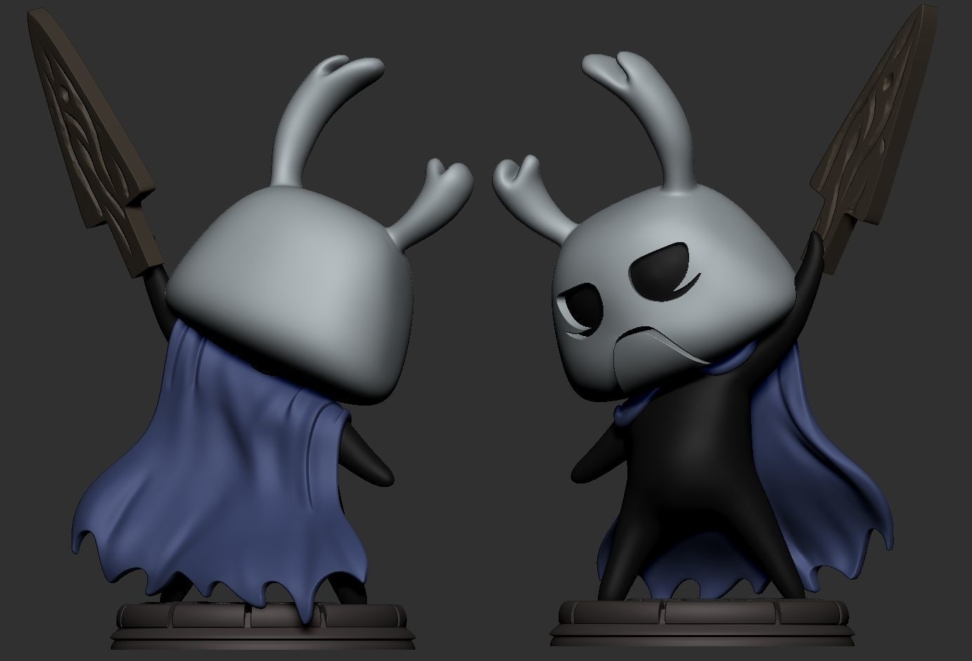 Hollow knight Zote fanart 3D print model_4