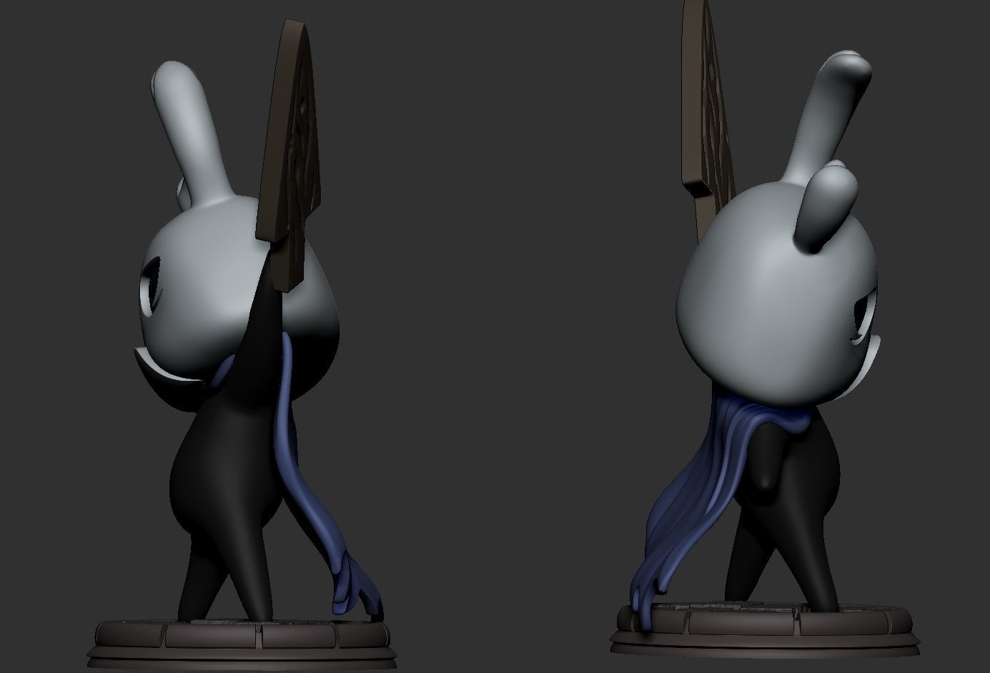 Hollow knight Zote fanart 3D print model_5