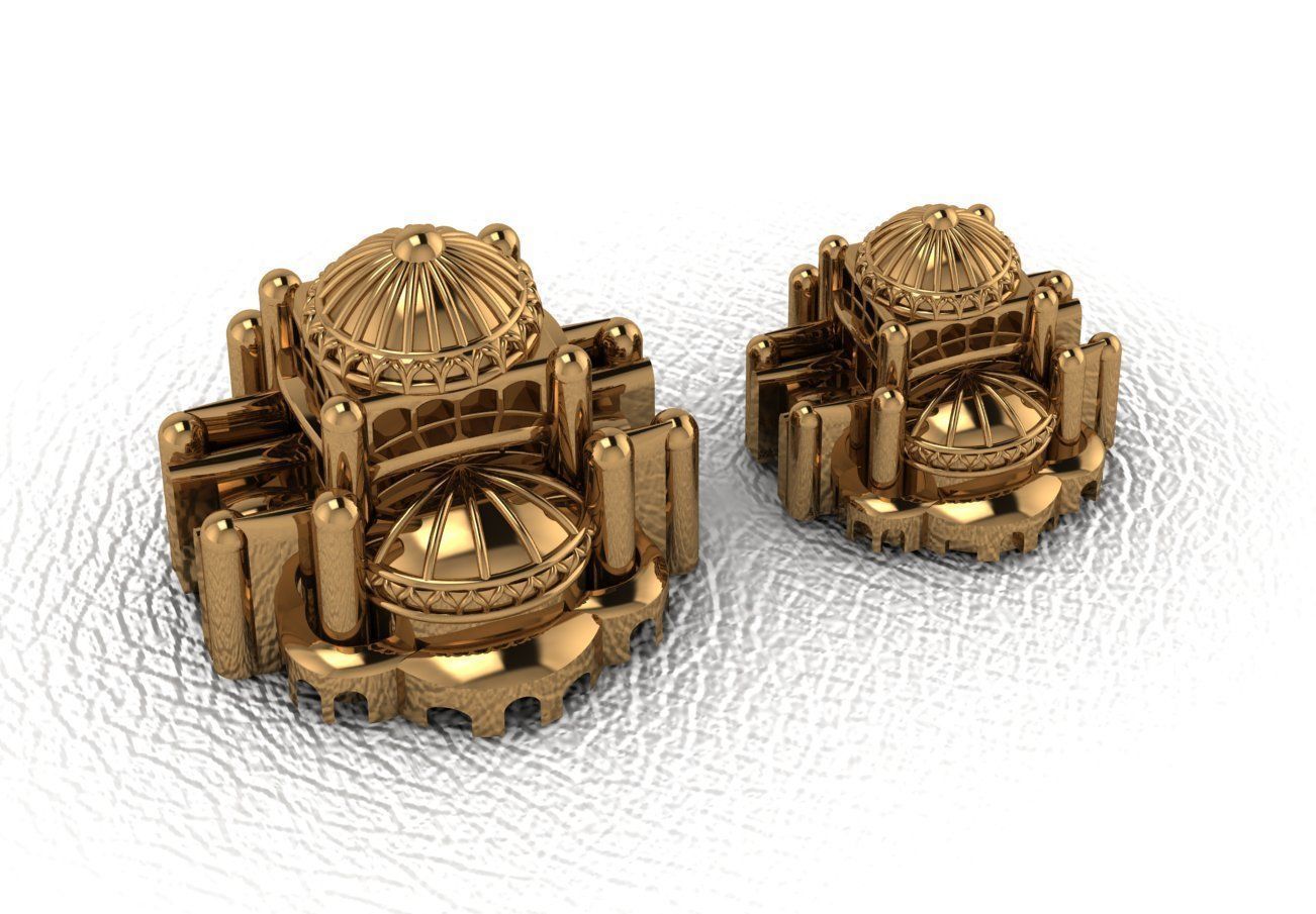 mosque drawing mosques place of worship drawing Hagia Sophia 3D print model_12