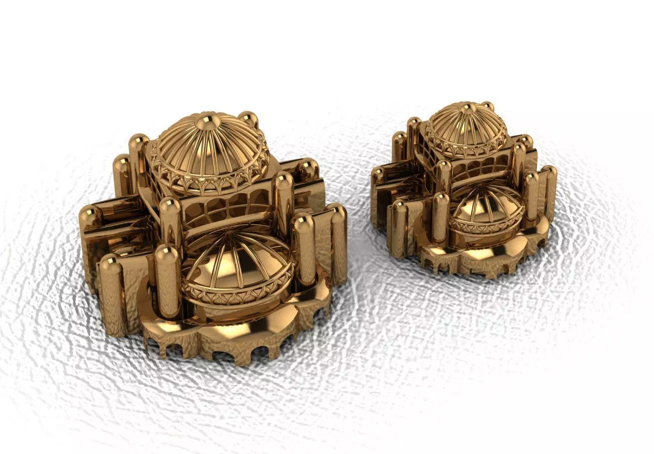 mosque drawing mosques place of worship drawing Hagia Sophia 3D print model_0