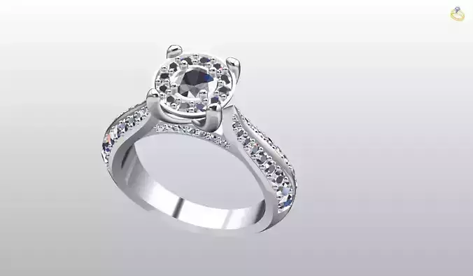 Diamond Ring 3D Model