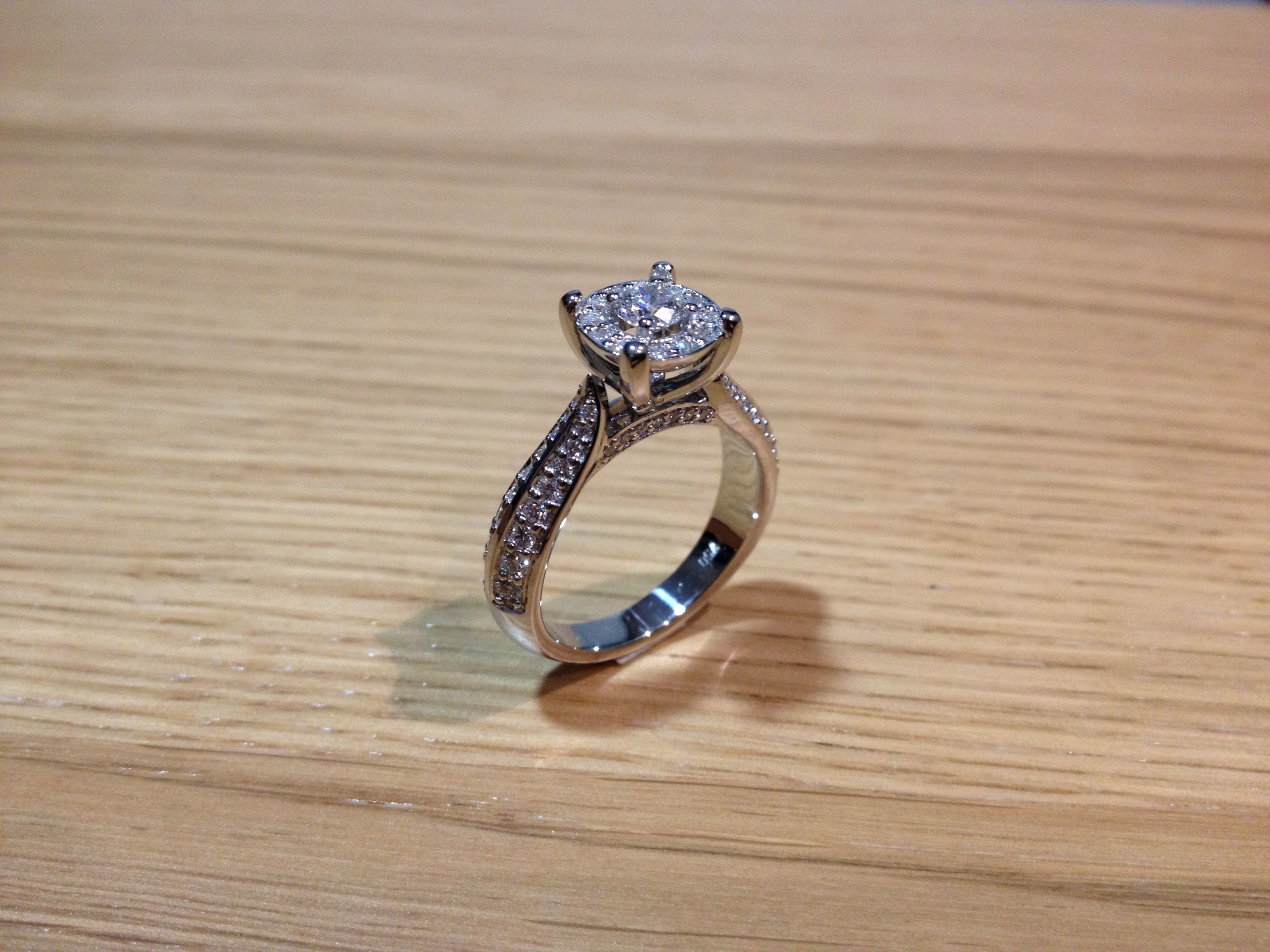 Diamond Ring 3D Model 3D print model_4