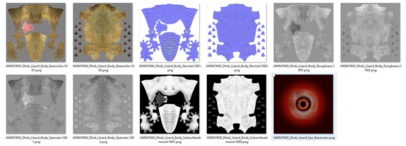 Dhub Lizard Animation - VFX Grace 3D model_18