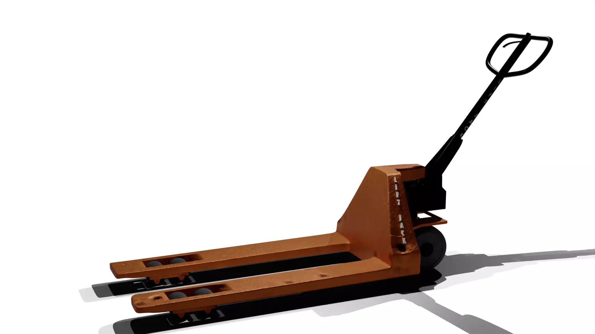 Pallet Jack Truck 3D model_0