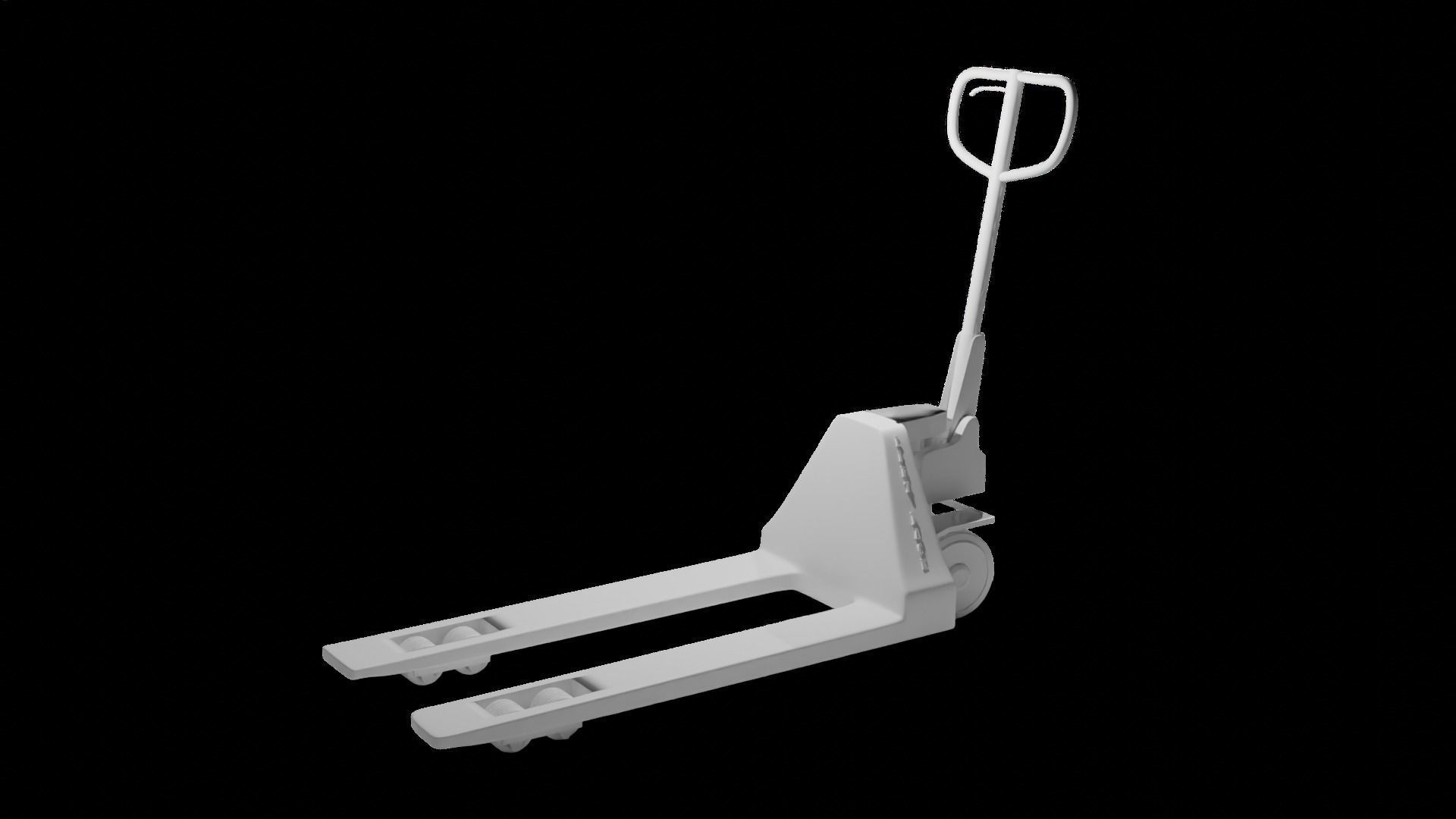 Pallet Jack Truck 3D model_7