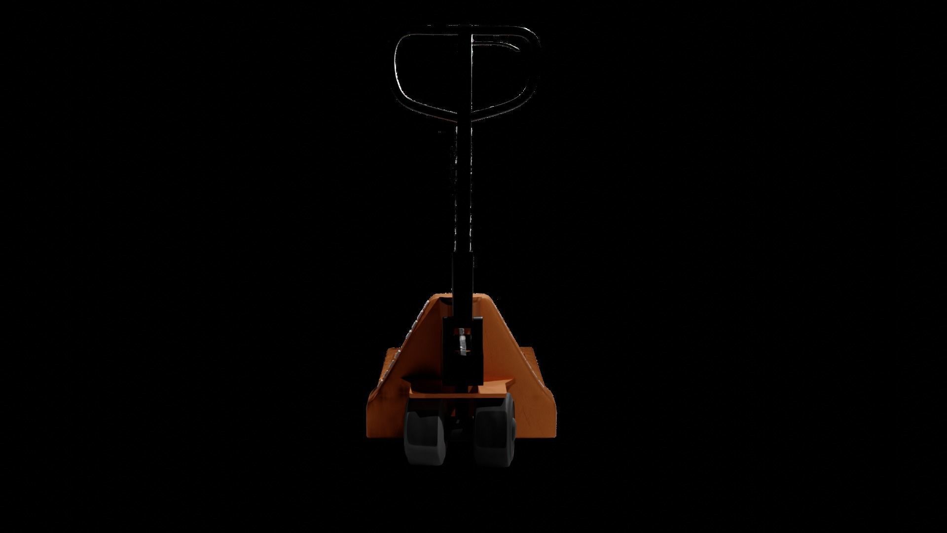 Pallet Jack Truck 3D model_6