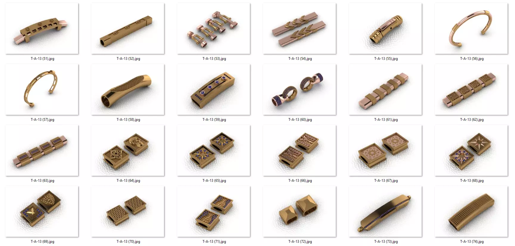 wristband design 50 piece drawings wristbands  wristbands 3D print model_0