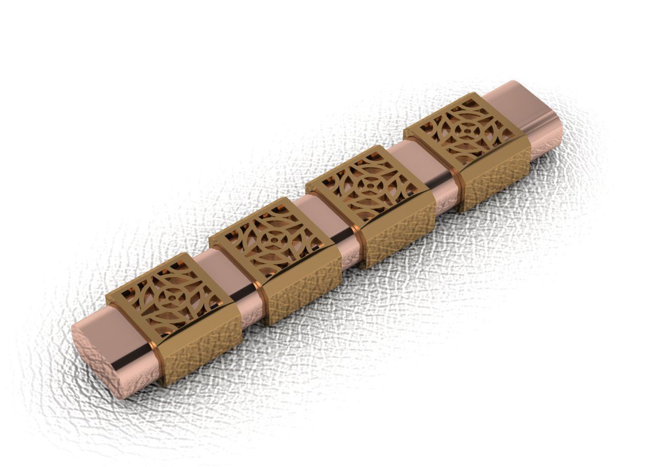 wristband design 50 piece drawings wristbands  wristbands 3D print model_15