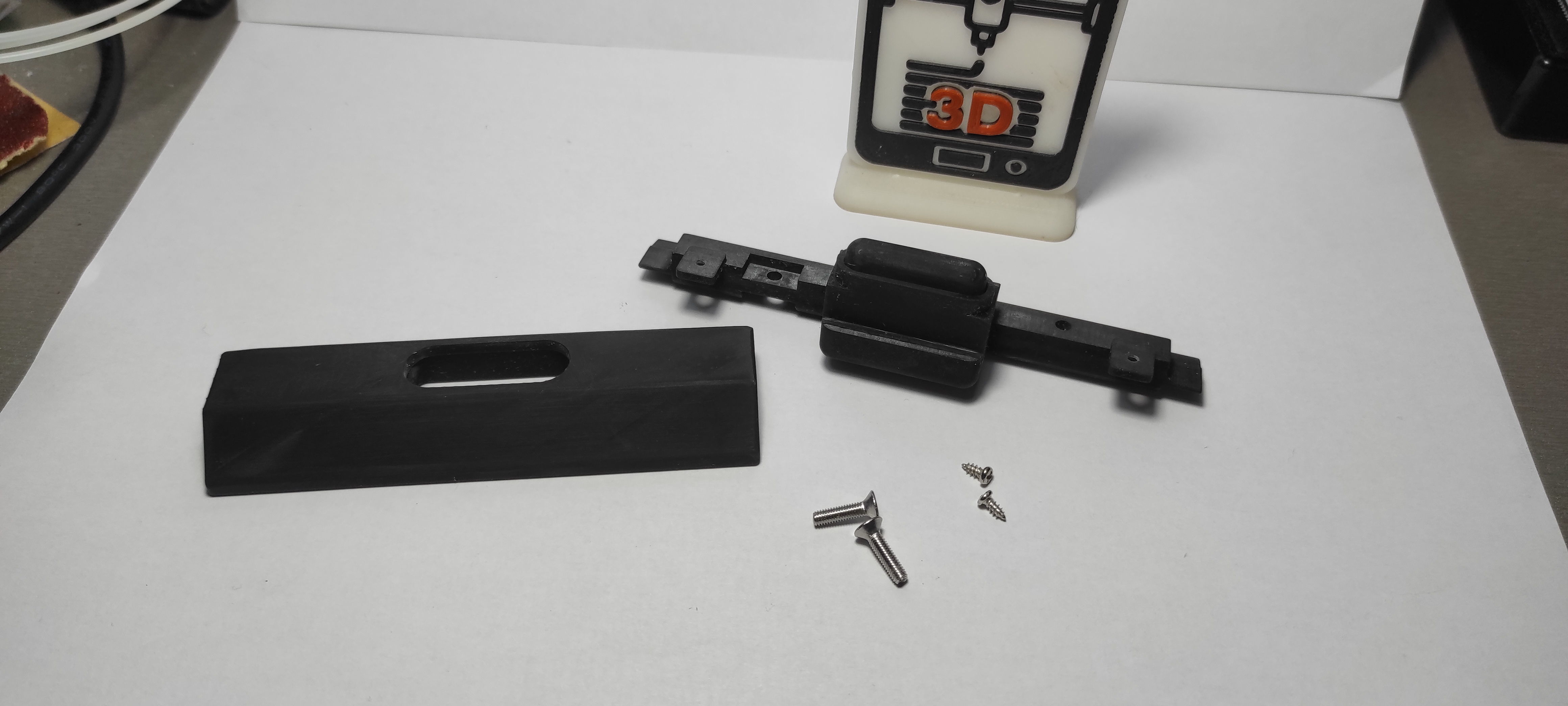 Wood Pane Arm Rest Lid MERCEDES BENZ W124 3D print model_4