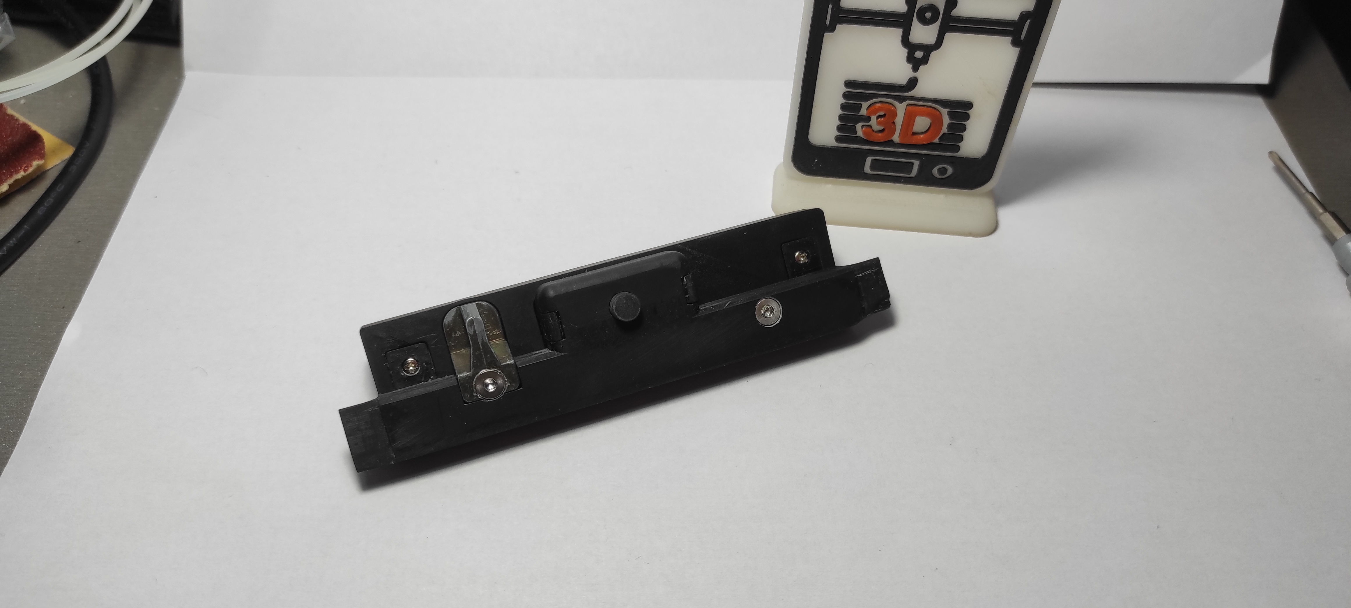 Wood Pane Arm Rest Lid MERCEDES BENZ W124 3D print model_6