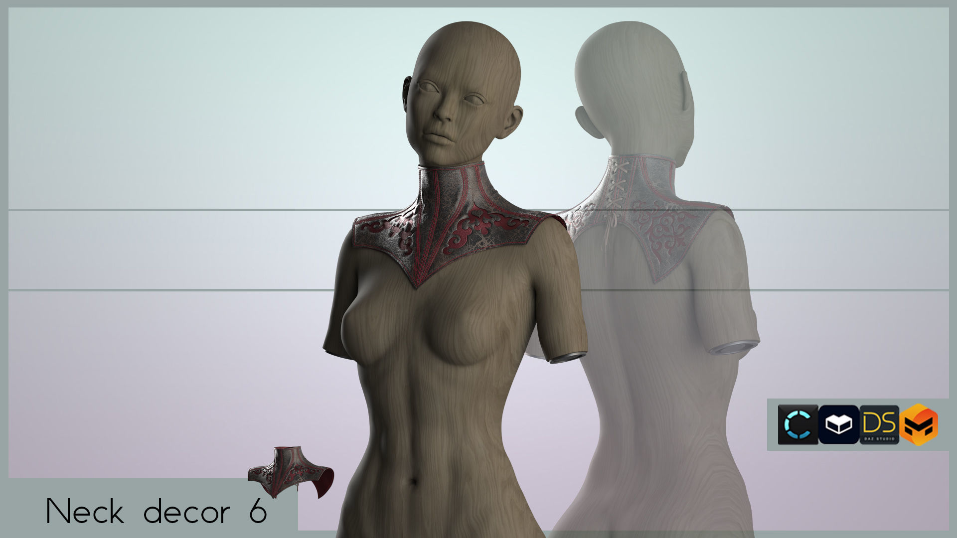 NECK DECOR PACK 3D model_13