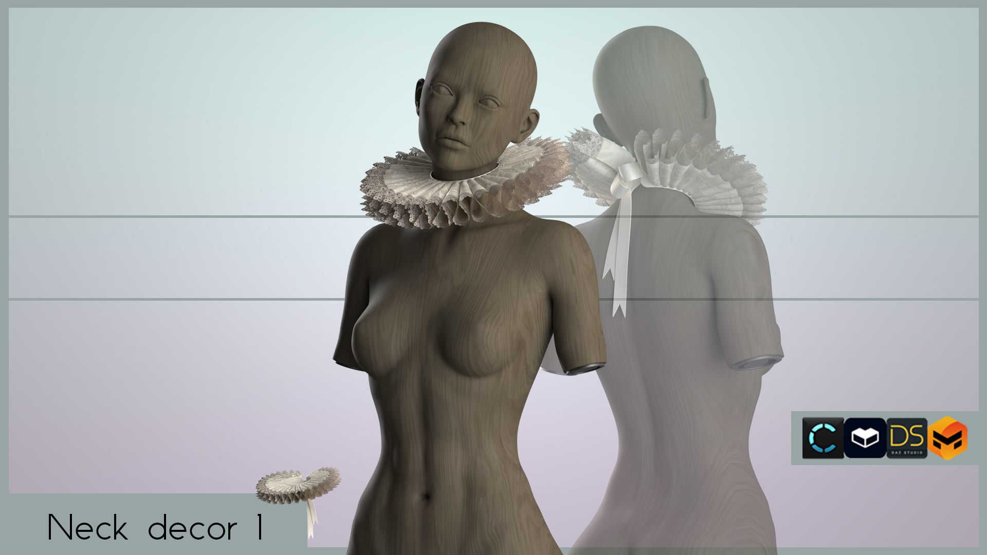 NECK DECOR PACK 3D model_3