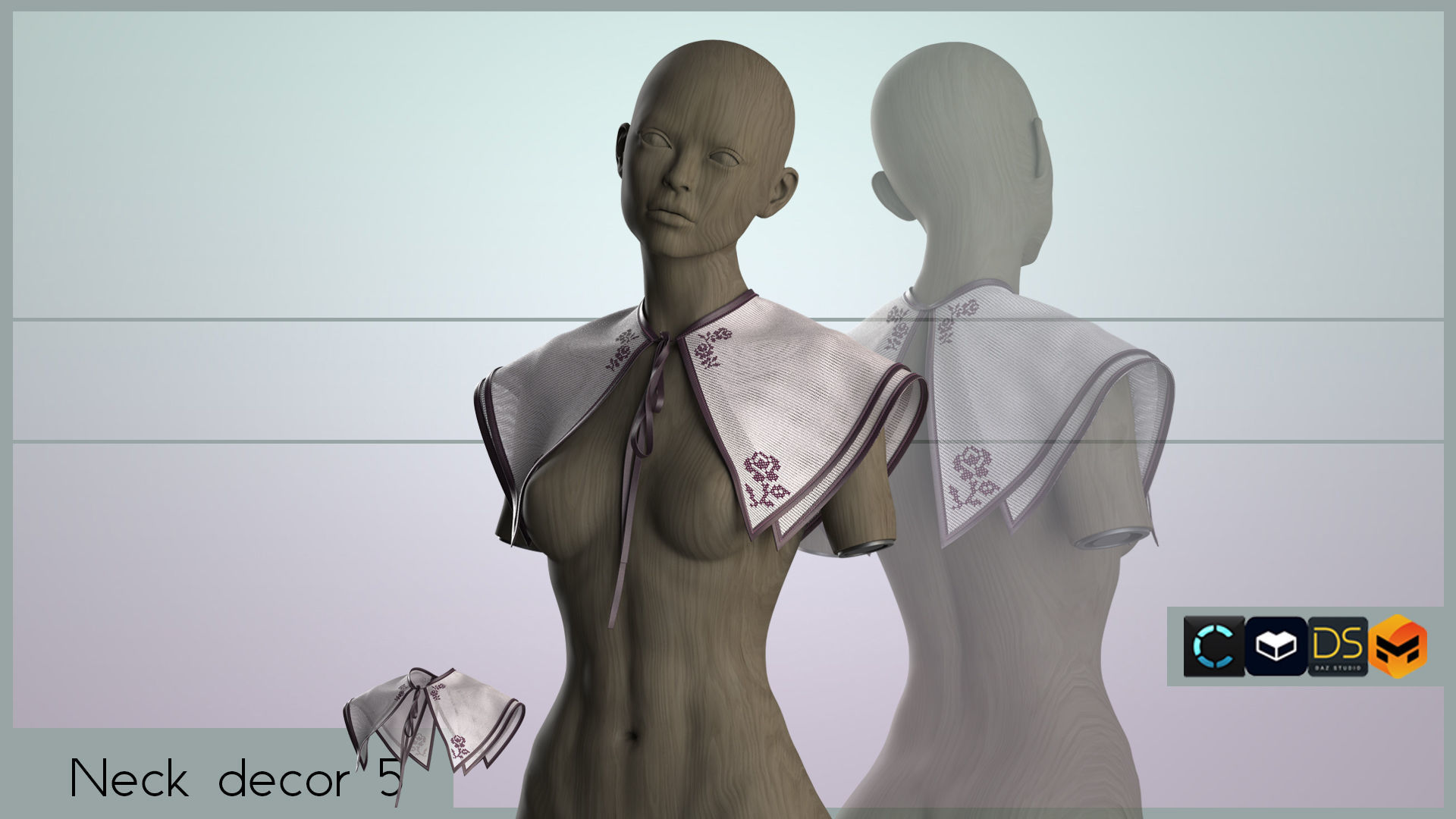 NECK DECOR PACK 3D model_11