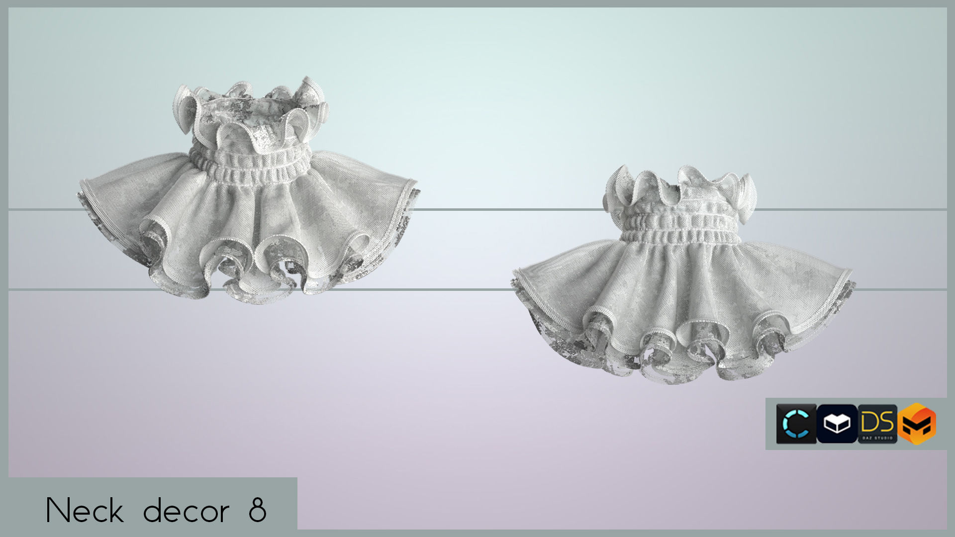 NECK DECOR PACK 3D model_16