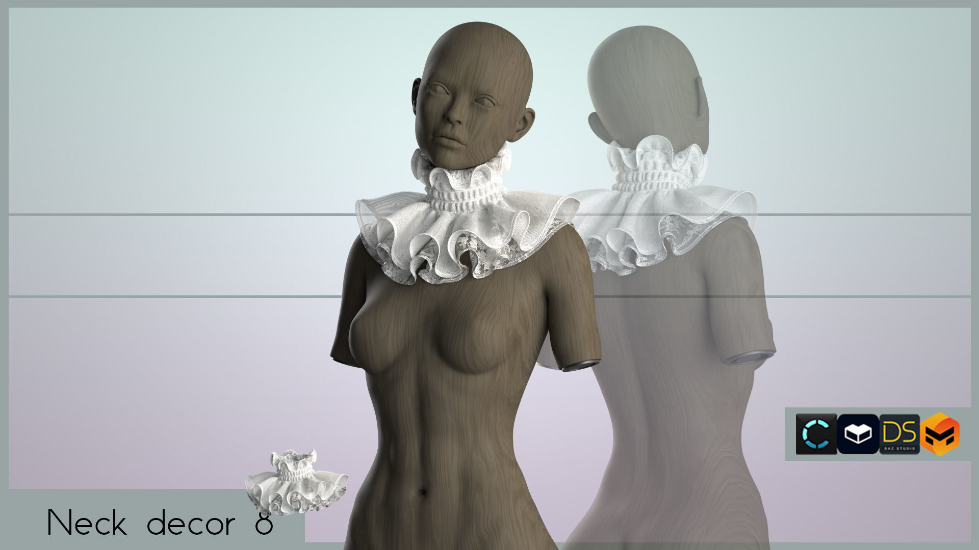 NECK DECOR PACK 3D model_17