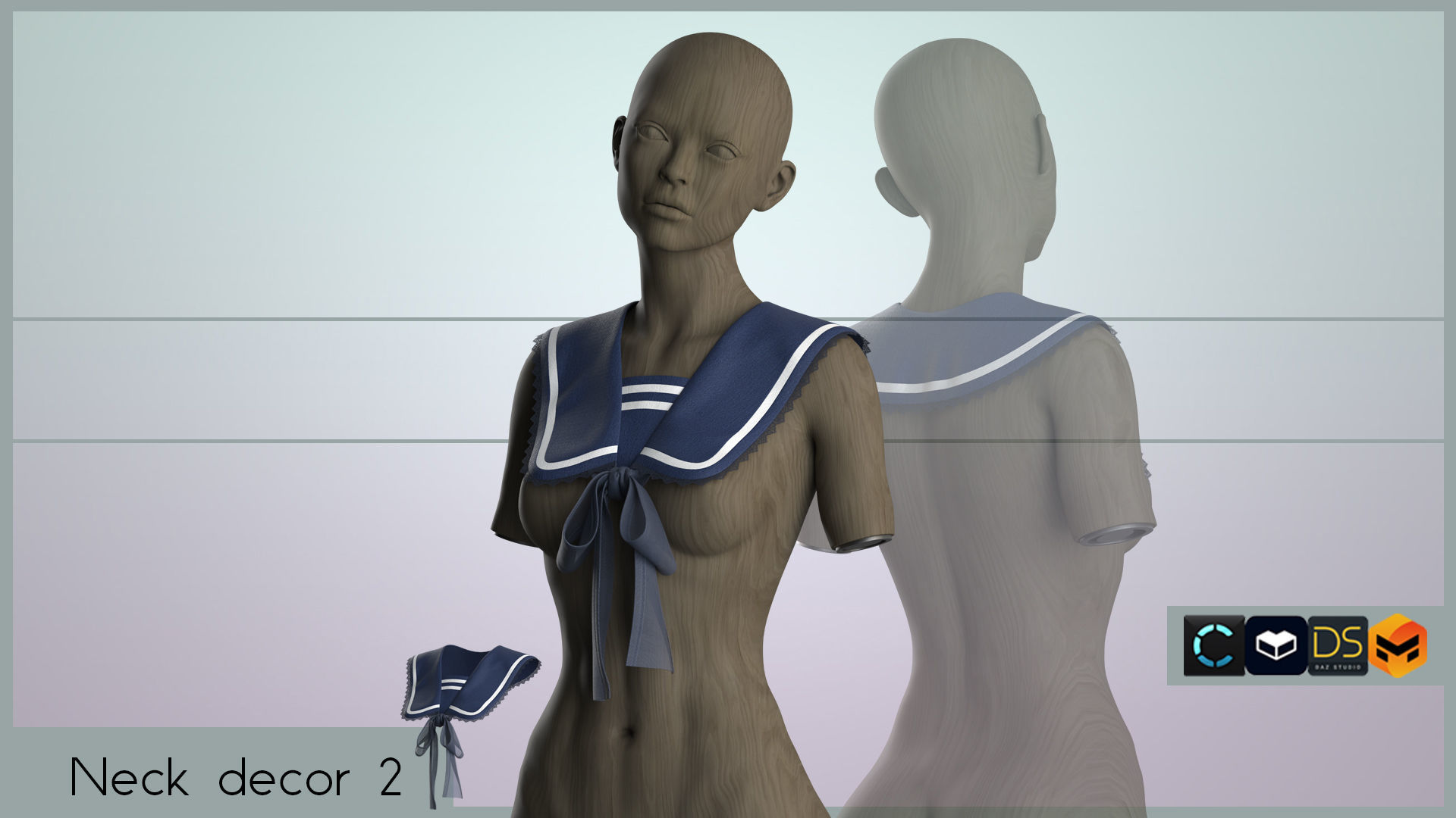 NECK DECOR PACK 3D model_5