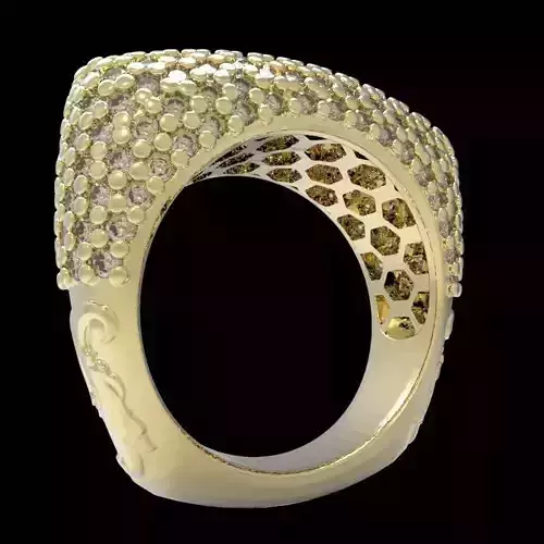 engraving pave ring 210x1  5mm gems 