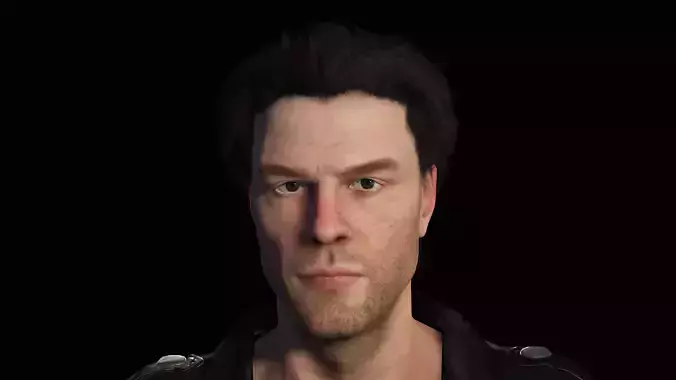 Realistic 3D Charming Man Character full Rigged  3D model