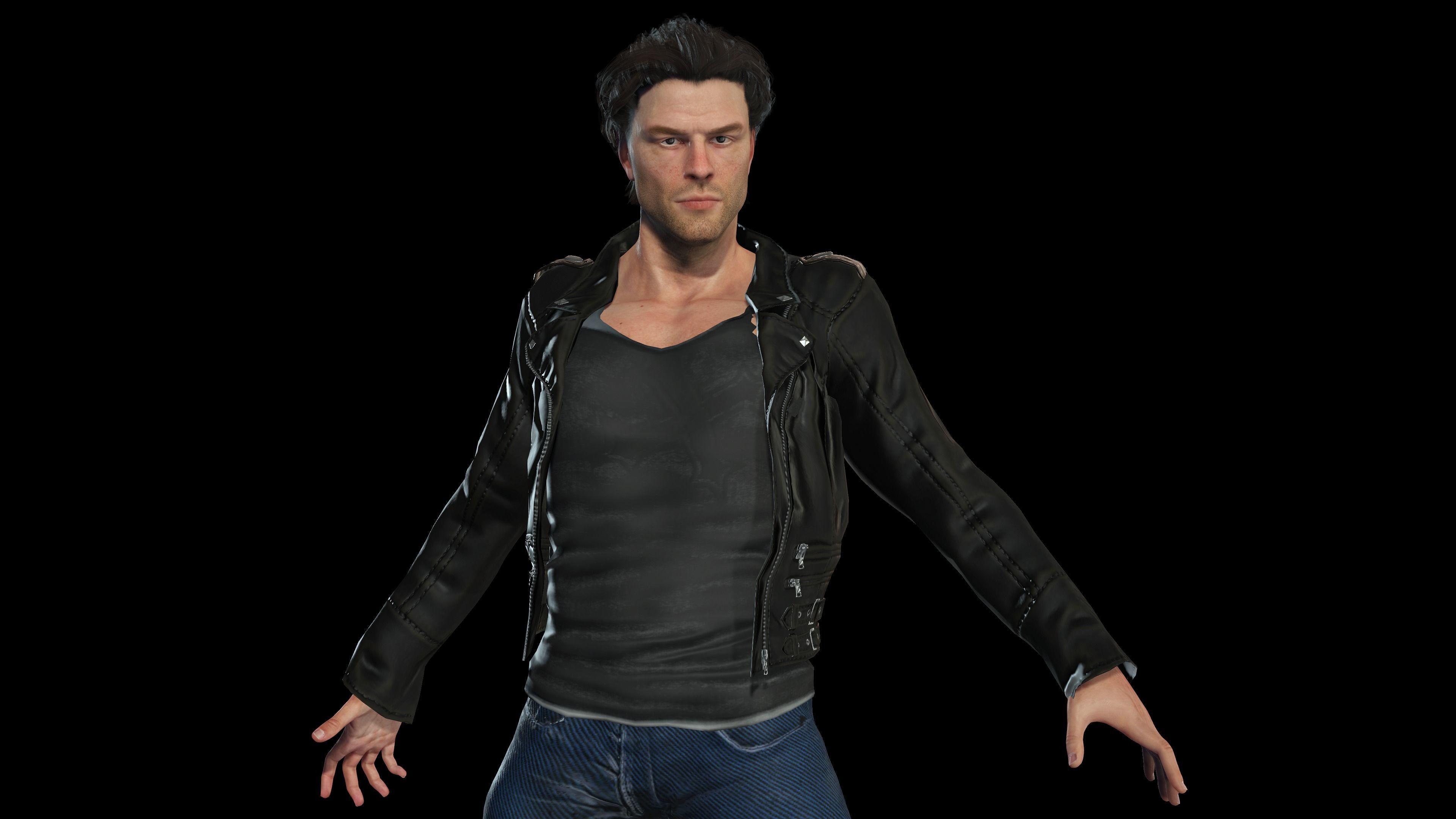 Realistic 3D Charming Man Character full Rigged 3D model animated ...