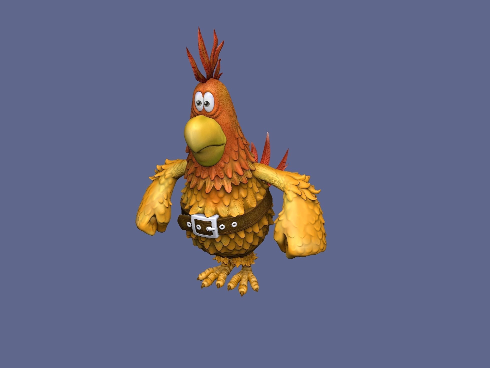 Captain Flint s parrot for 3D printing STL 3D print model_2