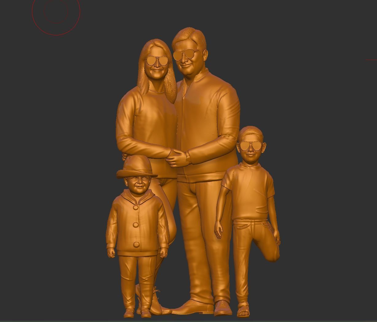 Miniatures family combo pack 3D print model_11